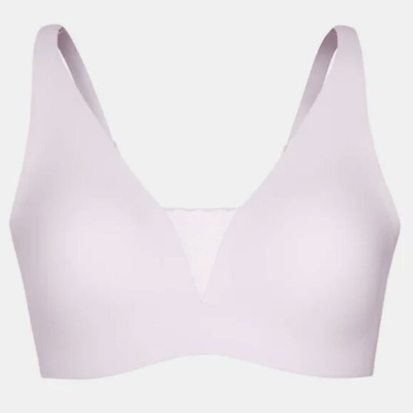 Knix Revolution Shadown Mesh Wire Free Bra Lilac / Light Purple XXL - Picture 1 of 10